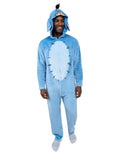 Disney Winnie the Pooh Eeyore Adult Men or Women Coverall Slate Blue