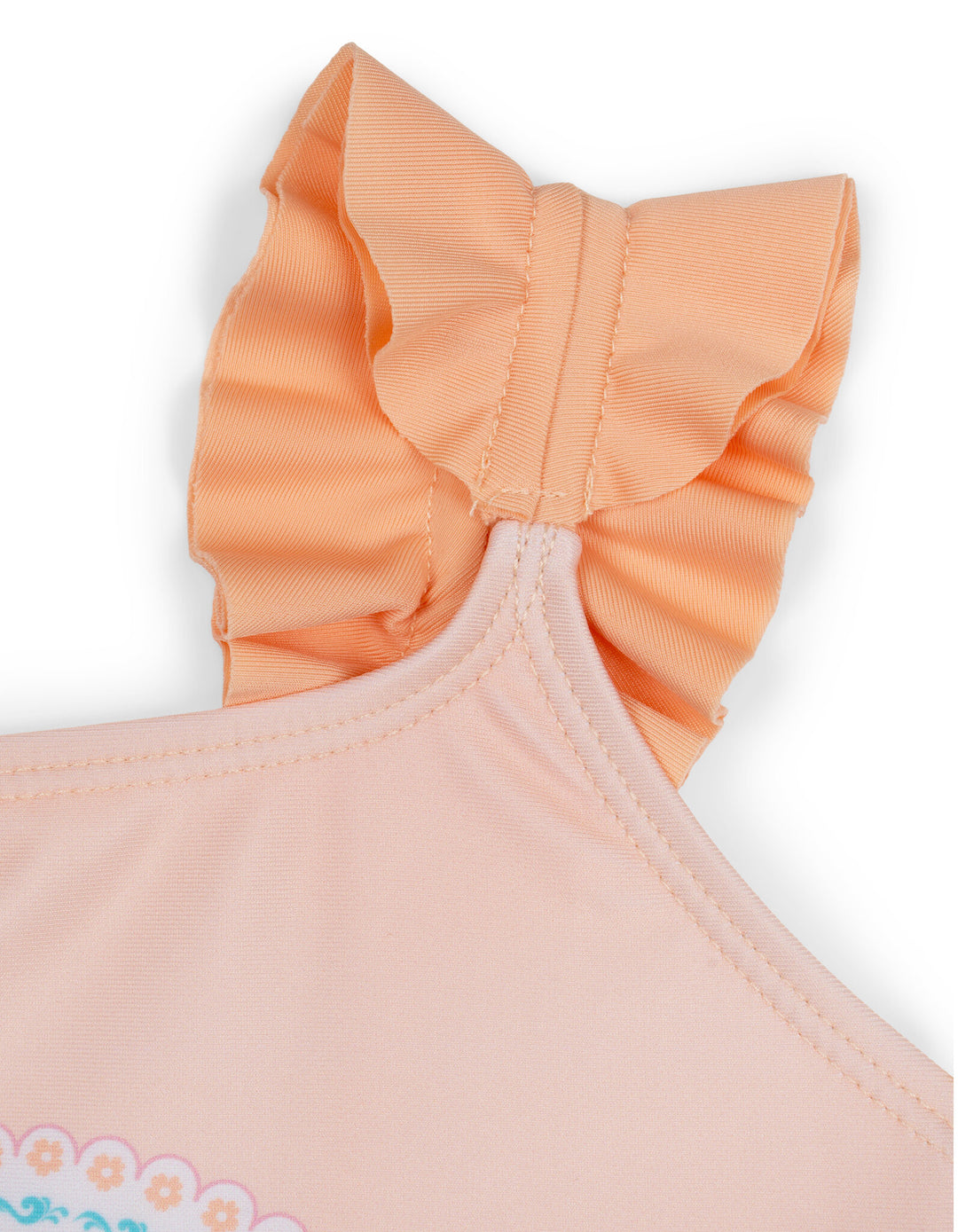 Disney Princess Girls' 2-Piece Swimwear Bathing Suit Beige Moana Ariel