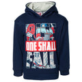 Transformers Boys' Fleece Hooded Sweatshirt Optimus Megatron Navy