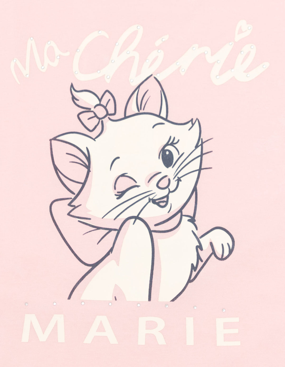 Disney The Aristocats Marie Women's Short Sleeve T-Shirt Pink