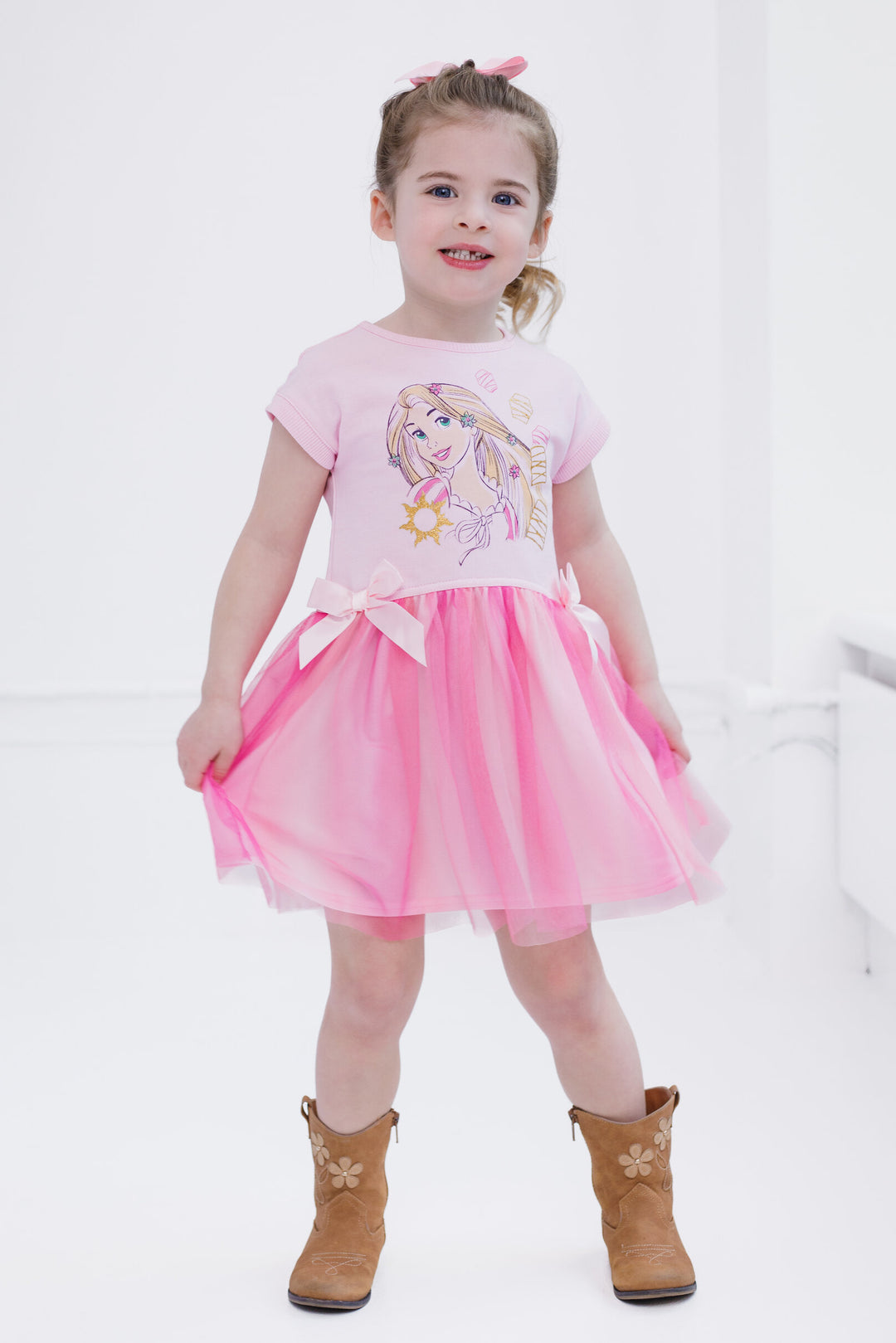 Disney Tangled Girls' Tutu Dress Rapunzel Pink