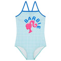 Barbie Girls' One Piece Swimsuit Blue Grid