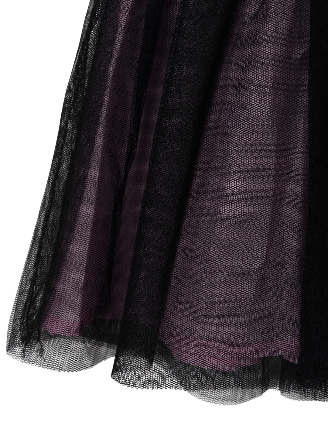 Hello Kitty Girls' Cosplay Hooded Tutu Dress Kuromi Jet Black Pink