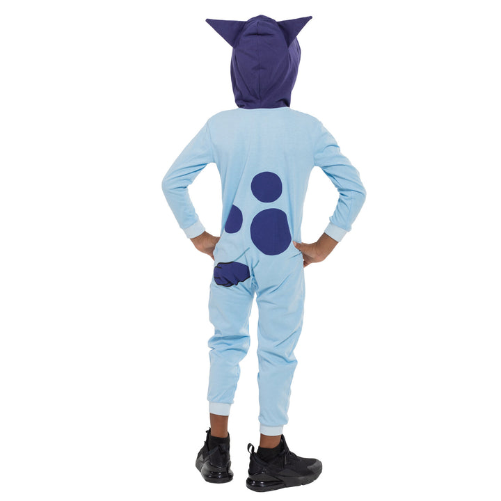 Bluey Cosplay Hooded Coverall Blue