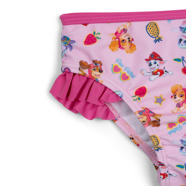 Paw Patrol Girls' 2-Piece Rash Guard Set Skye Liberty Pink
