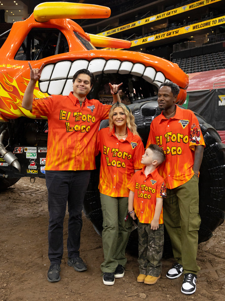 Monster Jam El Toro Loco Men's Athletic Short Sleeve T-Shirt Red