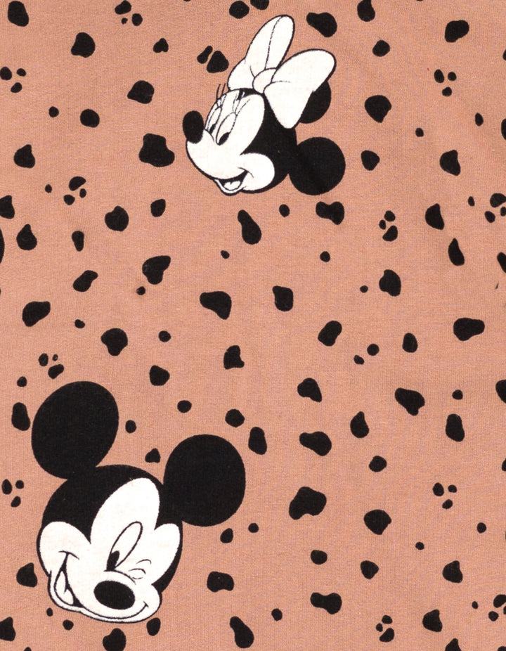 Minnie Mouse Girls' 2-Piece Fleece Hoodie and Pants Set Pink Mickey