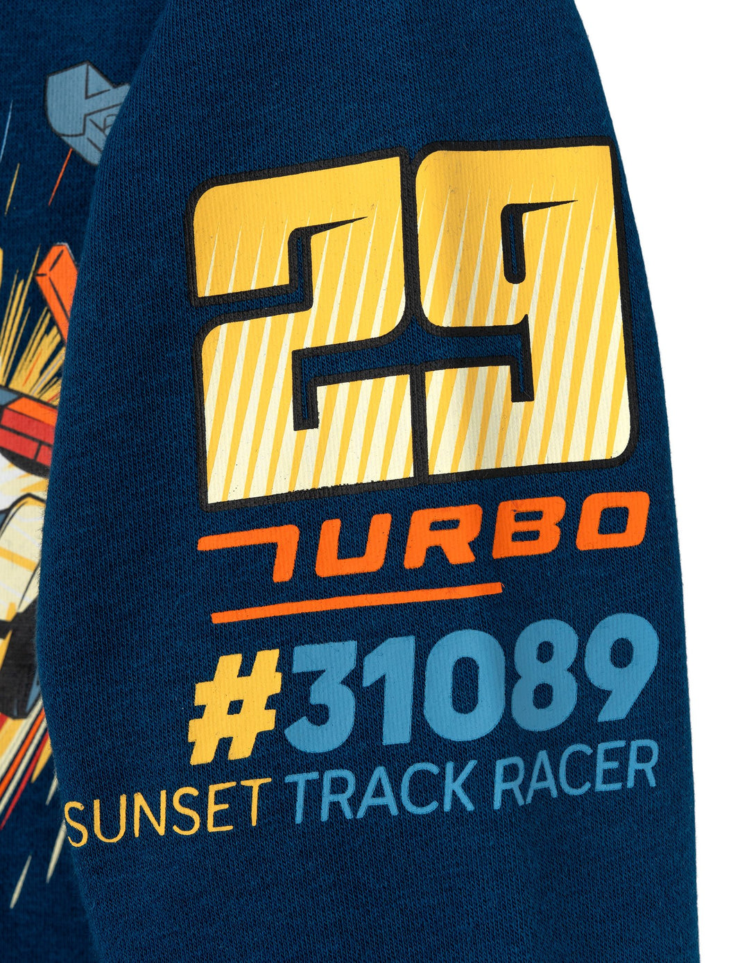 LEGO Boys' Racing Fleece Zip-Up Hoodie Navy Race Car