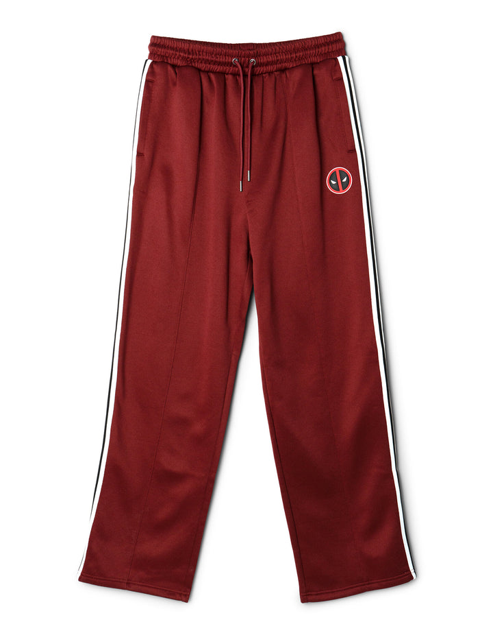 Marvel Deadpool & Wolverine Men's Athletic Track Pants Dark Red