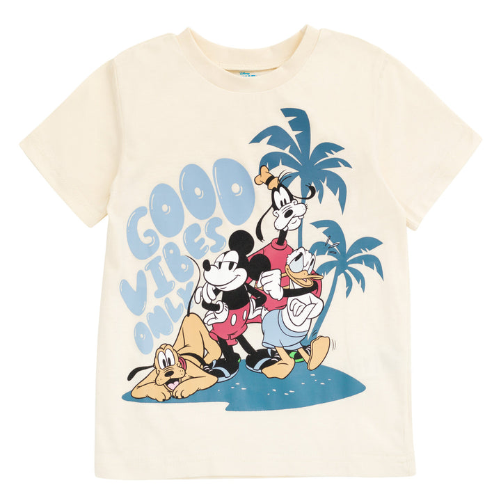 Disney Mickey Mouse & Friends Boys' 3-Piece Tee Tank and Shorts Set Minnie Blue