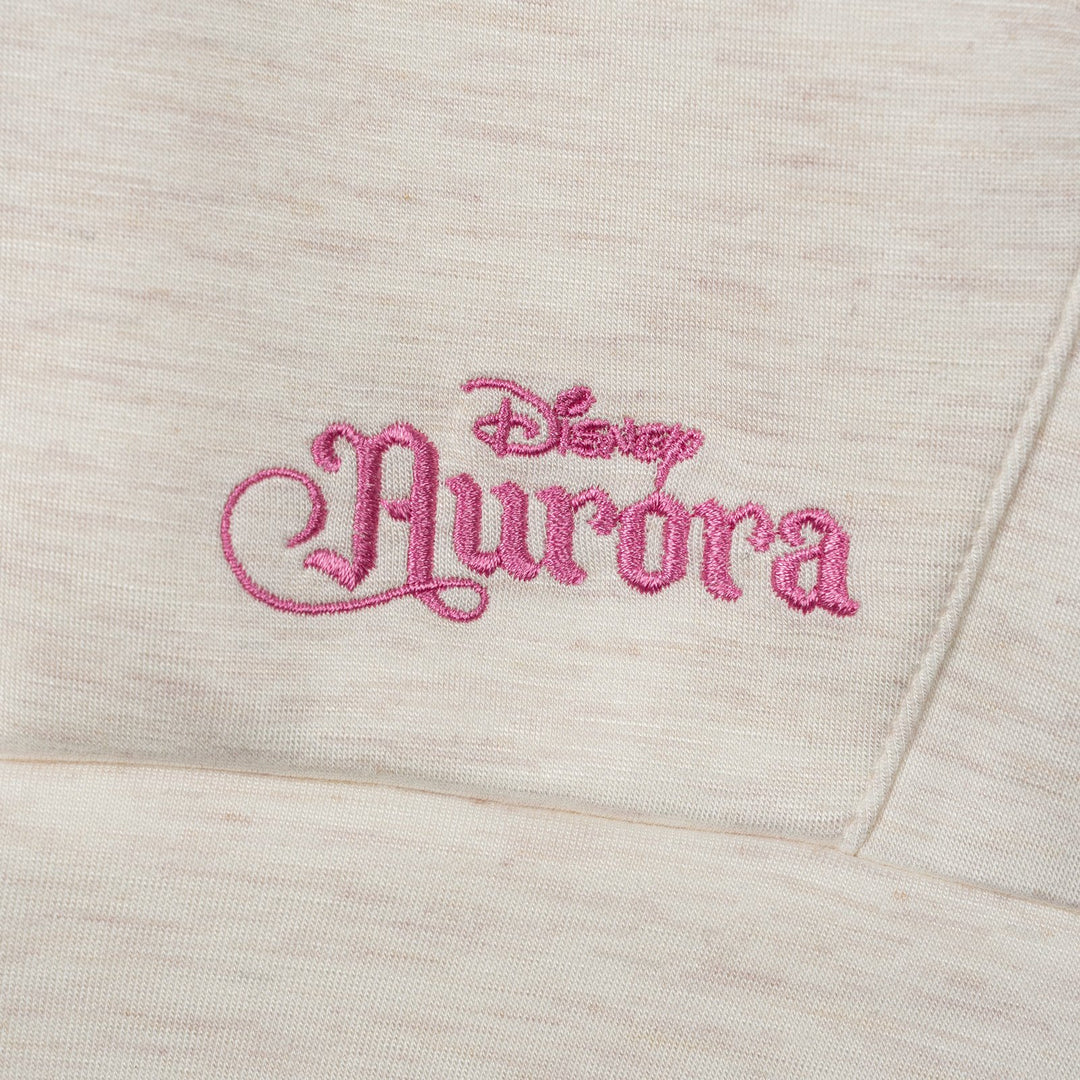Disney Princess Women's Loungewear Pullover Hoodie Oatmeal Heather