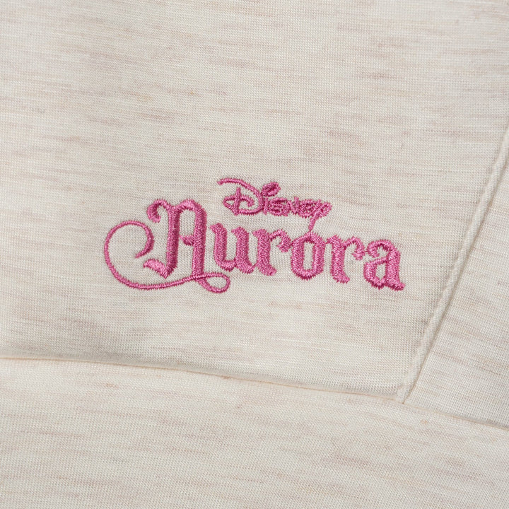 Disney Princess Women's Loungewear Pullover Hoodie Oatmeal Heather