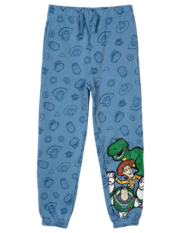 Disney Toy Story Boys' Fleece Hoodie and Joggers Set Light Blue