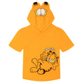 Garfield Adult Men or Women Cosplay Hooded T-Shirt Vivid Orange