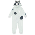 Bluey Muffin Cosplay Hooded Coverall Grey Blue