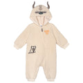 Avatar The Last Airbender Baby Boys' Cosplay Hooded One Piece Appa Cream