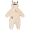 Avatar The Last Airbender Baby Boys' Cosplay Hooded One Piece Appa Cream