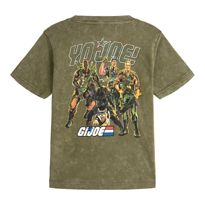 G.I. Joe Matching Family Graphic Short Sleeve T-Shirt Snake Eyes Duke Olive