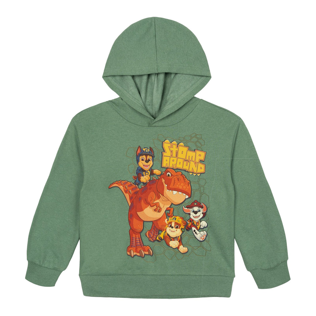Nickelodeon Paw Patrol 2-Piece Fleece Hoodie and Jogger Pants Set Dinosaur Green