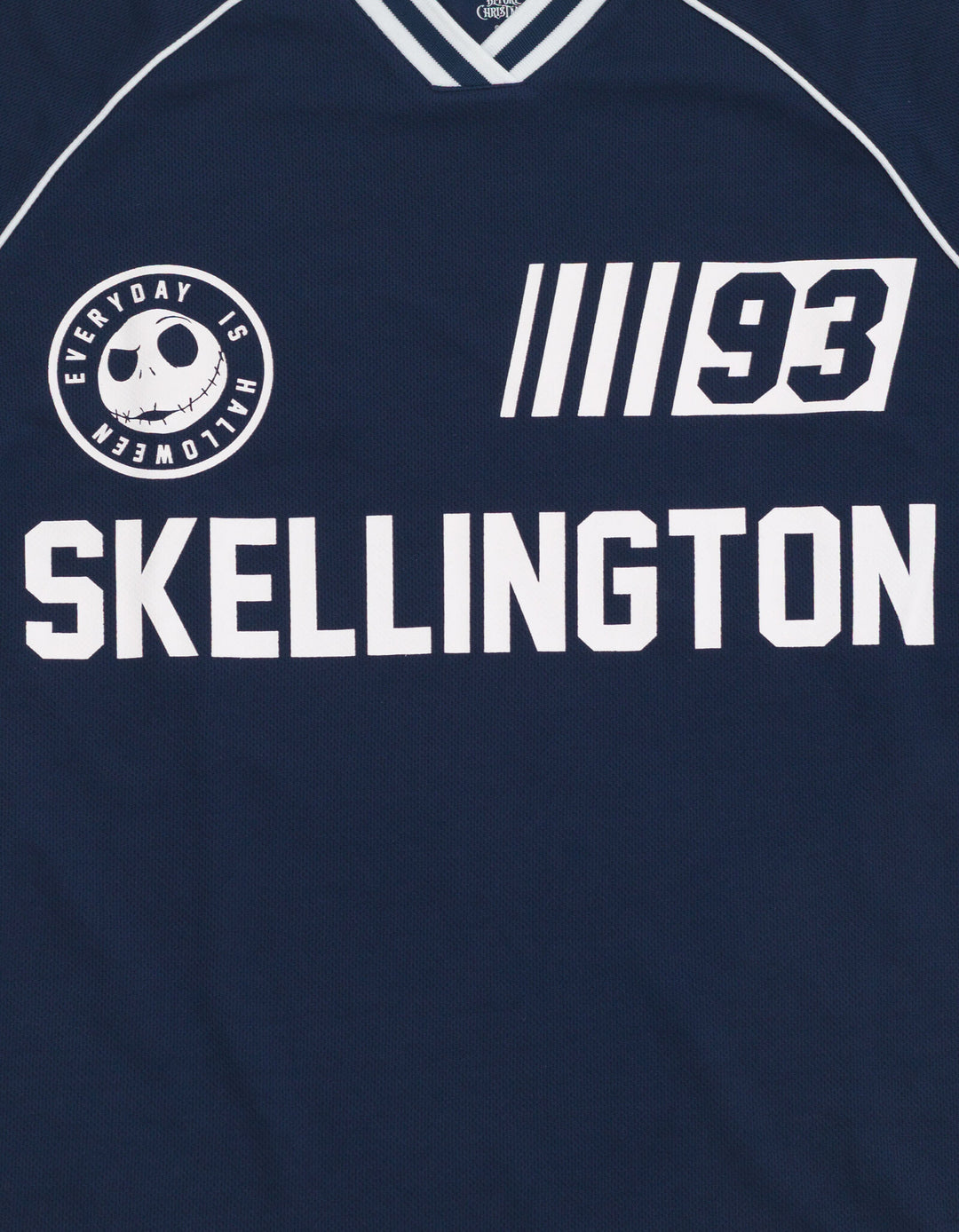 Nightmare Before Christmas Jack Skellington Men's Soccer Jersey Navy