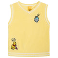 Disney Winnie the Pooh Boys' Varsity Sleeveless Sweater Vest Yellow Piglet