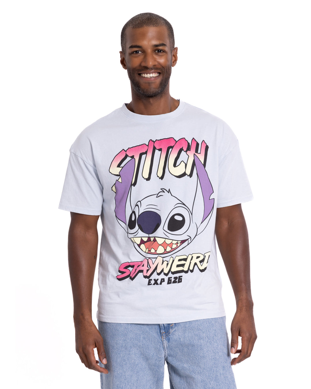 Lilo & Stitch Adult Men or Women Short Sleeve T-Shirt Skyway Wash