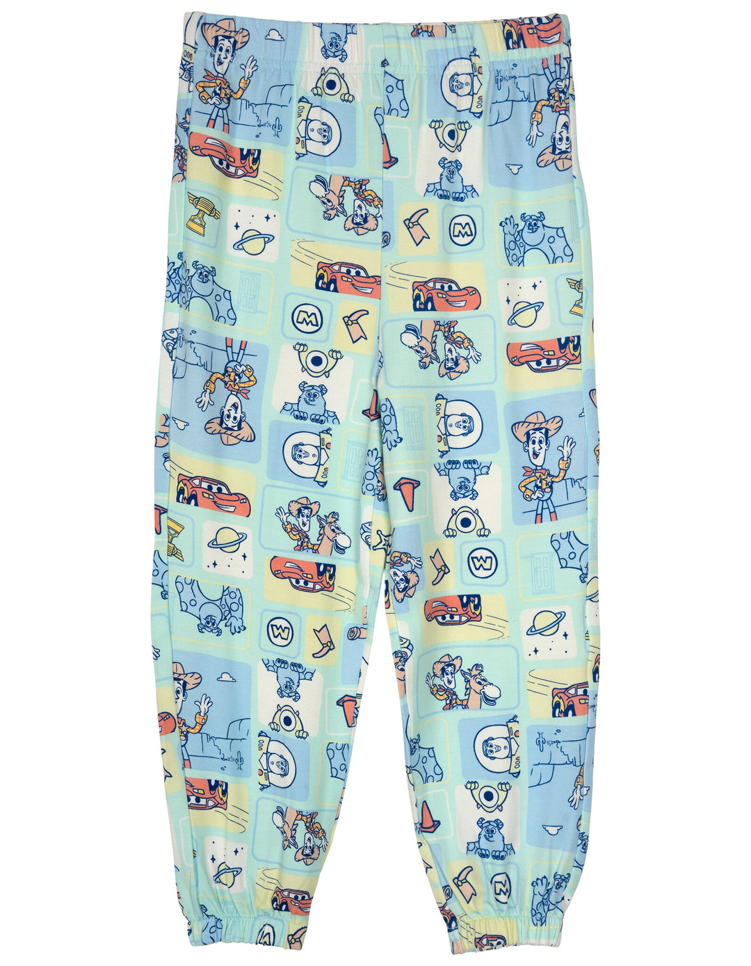 Disney Pixar Girls' 2-Piece Sweatshirt and Joggers Set Pastel Blue