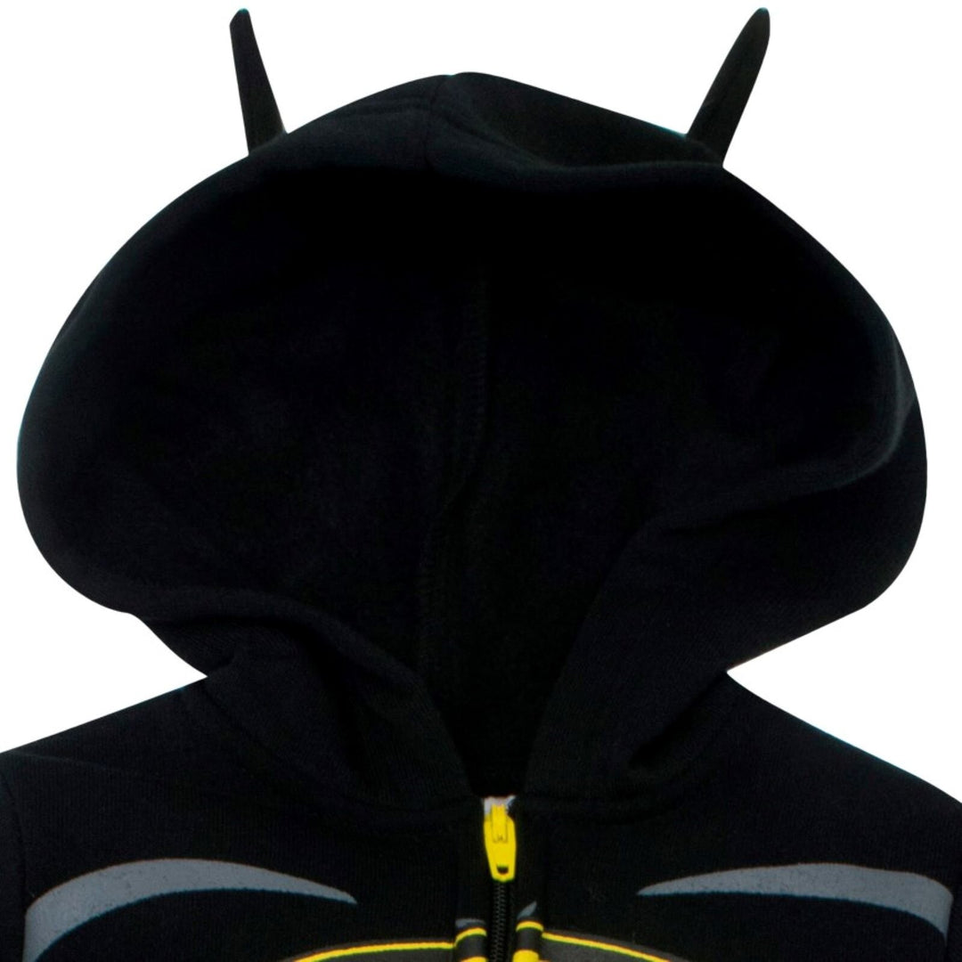 DC Comics Liga de la justicia Batman Zip Up Cosplay disfraz overol y capa