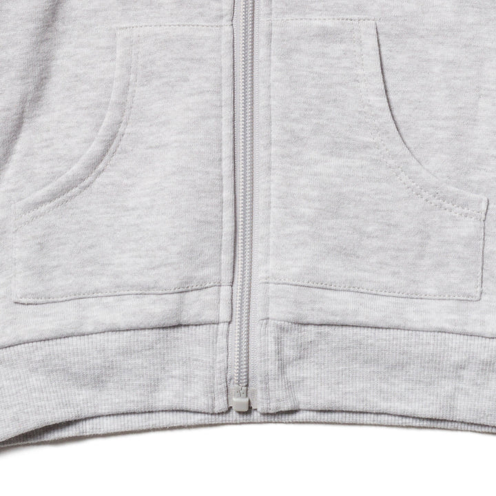 Disney Mickey Mouse Cosplay Zip-Up Hoodie Heather Gray