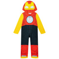 Marvel Iron Man and His Awesome Friends Boys' Cosplay Hooded One Piece Crimson