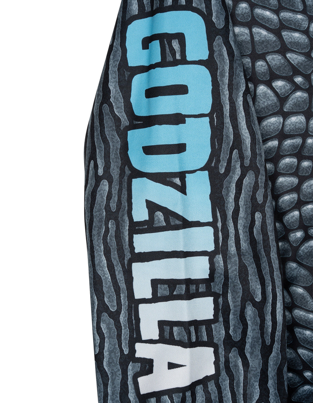 Godzilla Men's Cosplay Fleece Zip-Up Hoodie Dark Gray