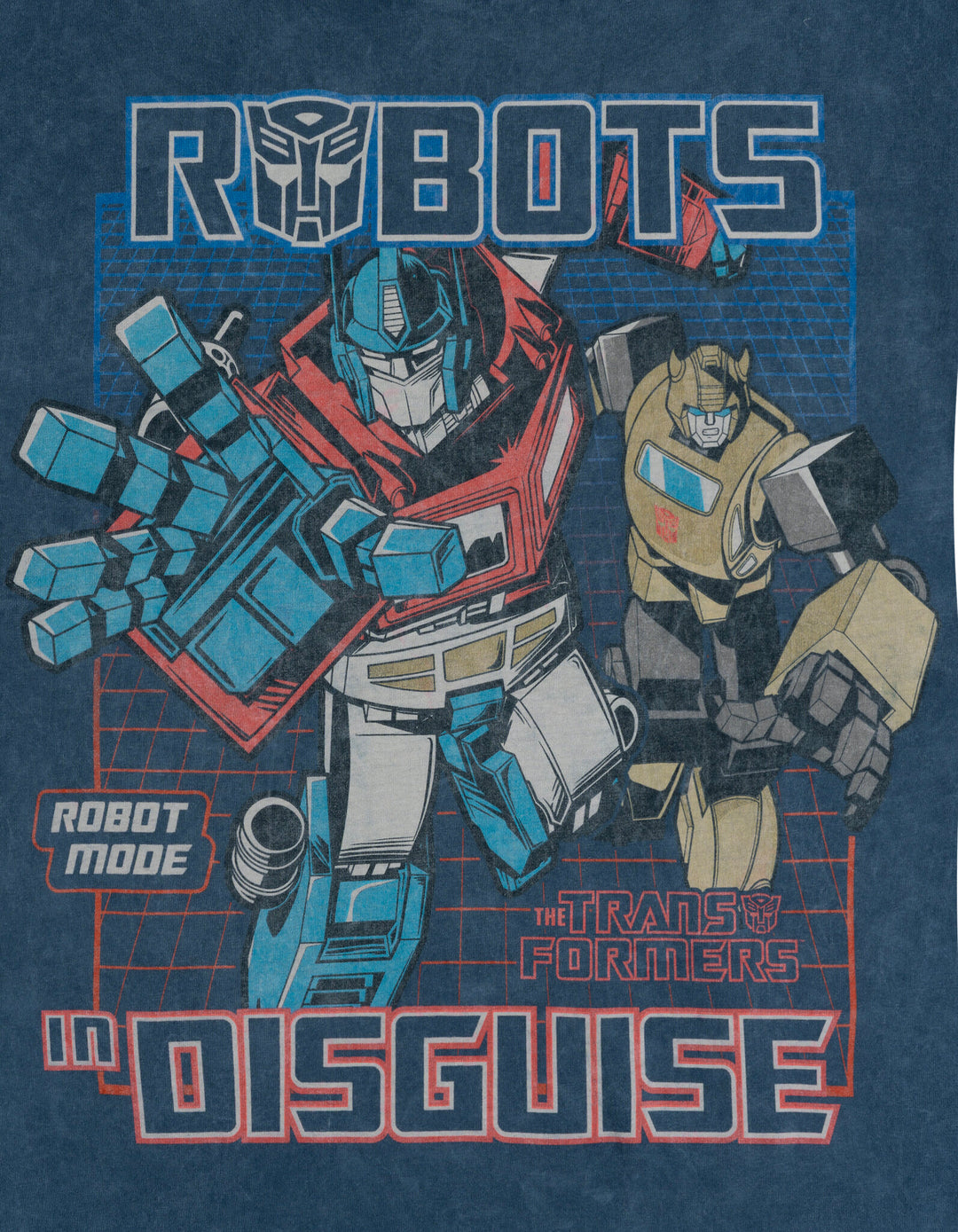 Transformers Men's Short Sleeve T-Shirt Prime Bumblebee Slate