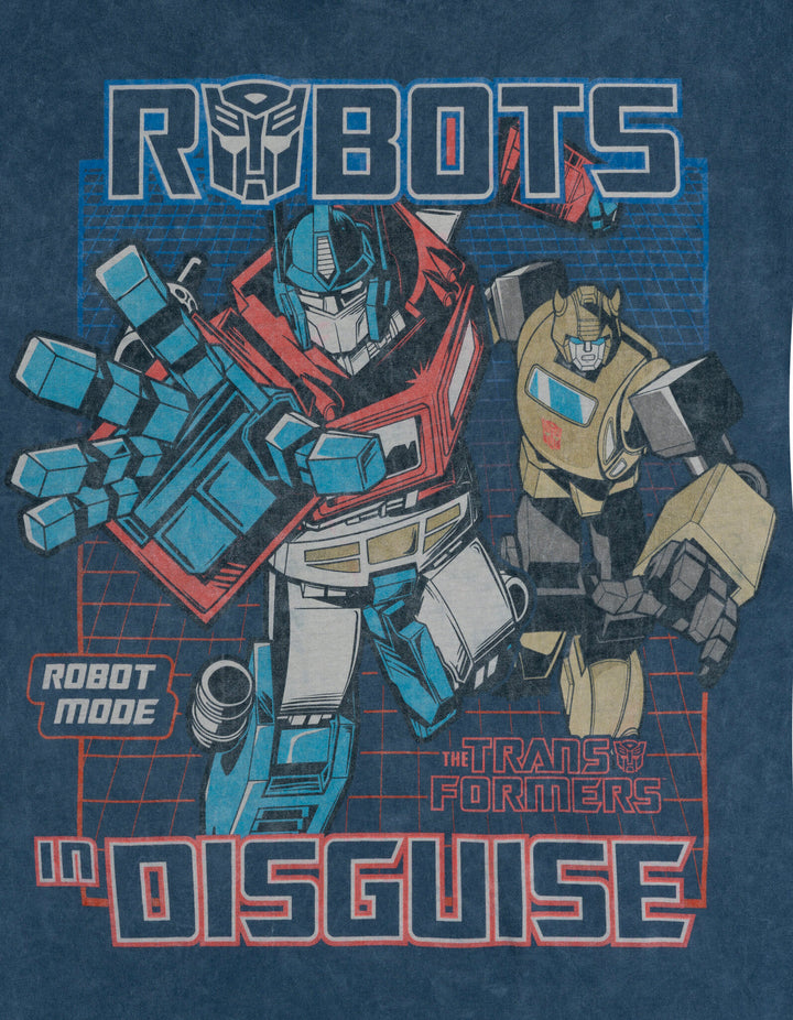 Transformers Men's Short Sleeve T-Shirt Prime Bumblebee Slate