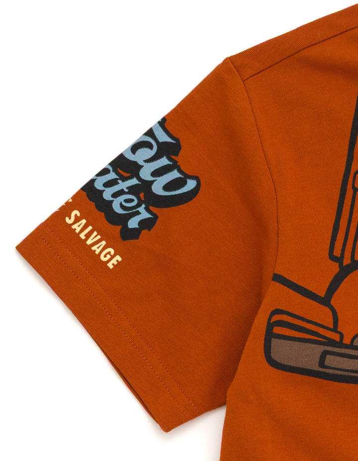 Cars Mater Boys' Cosplay Short Sleeve T-Shirt Rust Brown