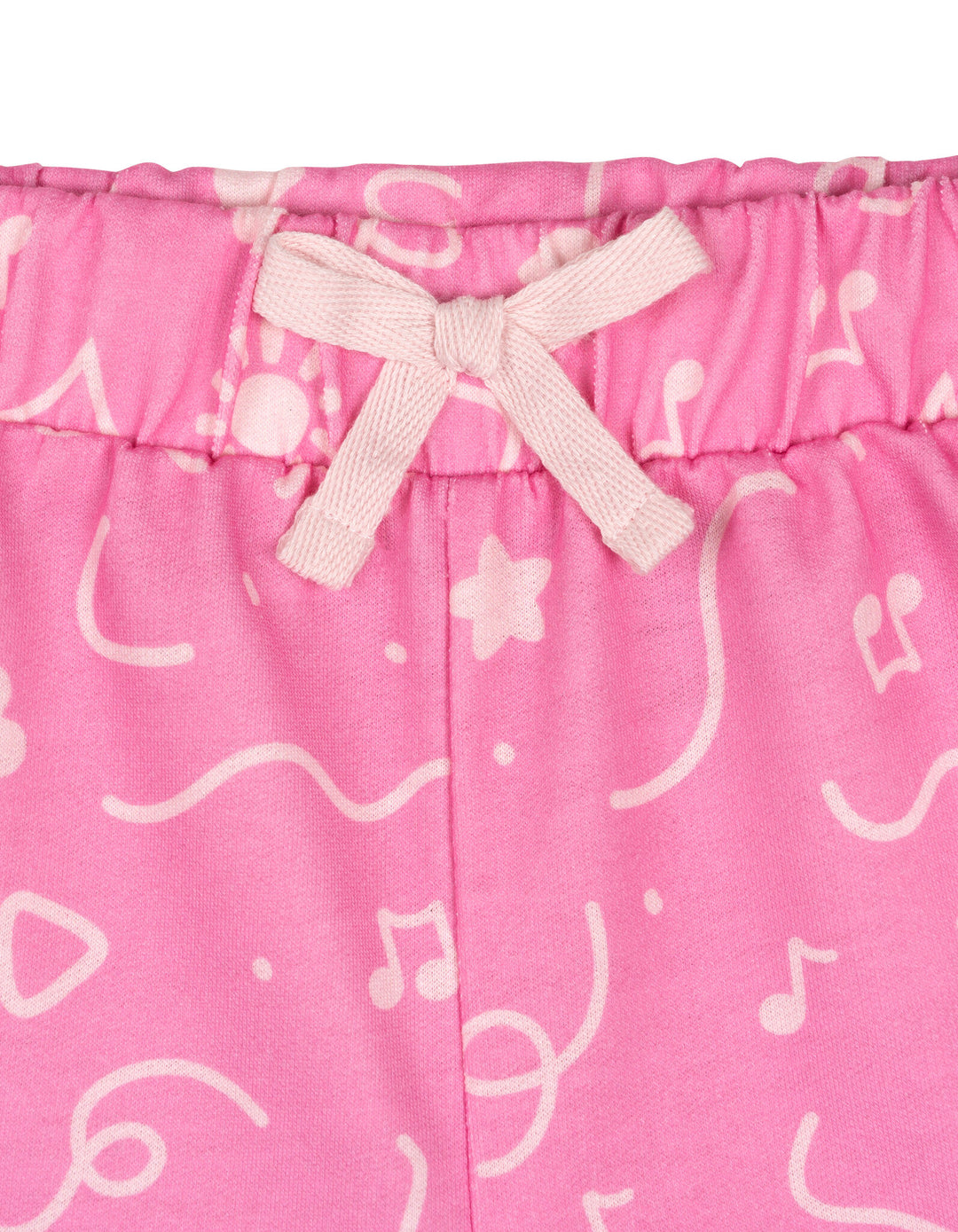 Ms. Rachel Toddler Girls' 2-Piece T-Shirt and Shorts Set Double Pink Ms