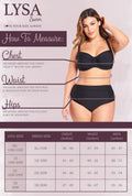 LYSA Women's Swimwear Sleeveless Tankini Top Navy Blue Chain Print