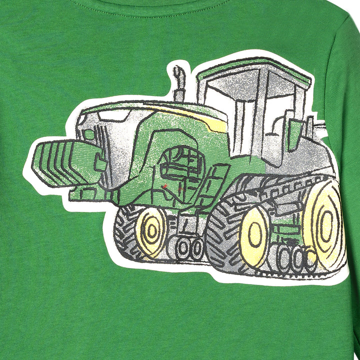 John Deere Boys' Long Sleeve T-Shirt Dark Green