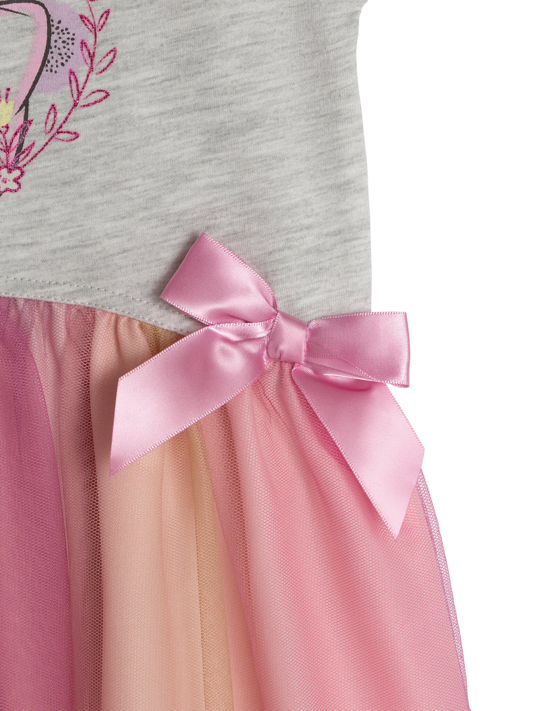 Disney The Aristocats Marie Girls' Tutu Dress Grey Pink