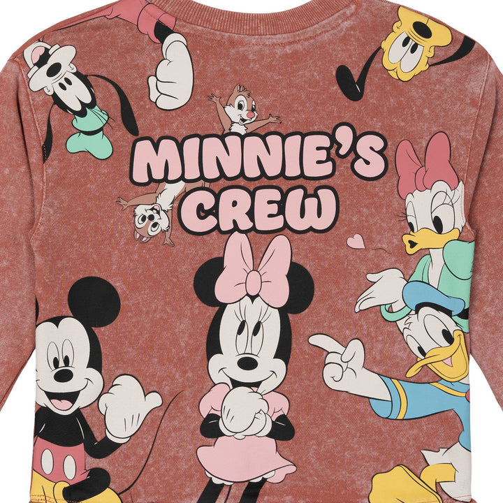 Disney Mickey Mouse & Friends 2-Piece Fleece Sweatshirt and Pants Set Pink