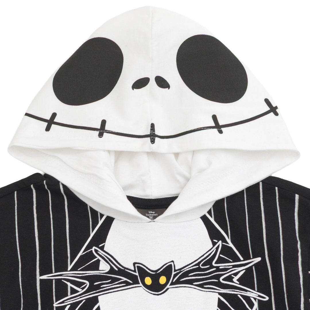 Nightmare Before Christmas Jack Skellington Men's Pinstripe Black