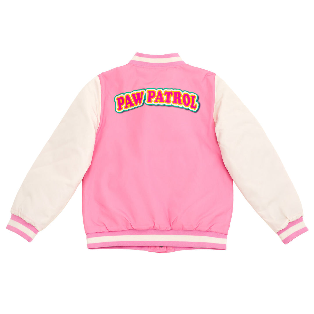 Paw Patrol Girls' Bomber Jacket Pink Skye Everest
