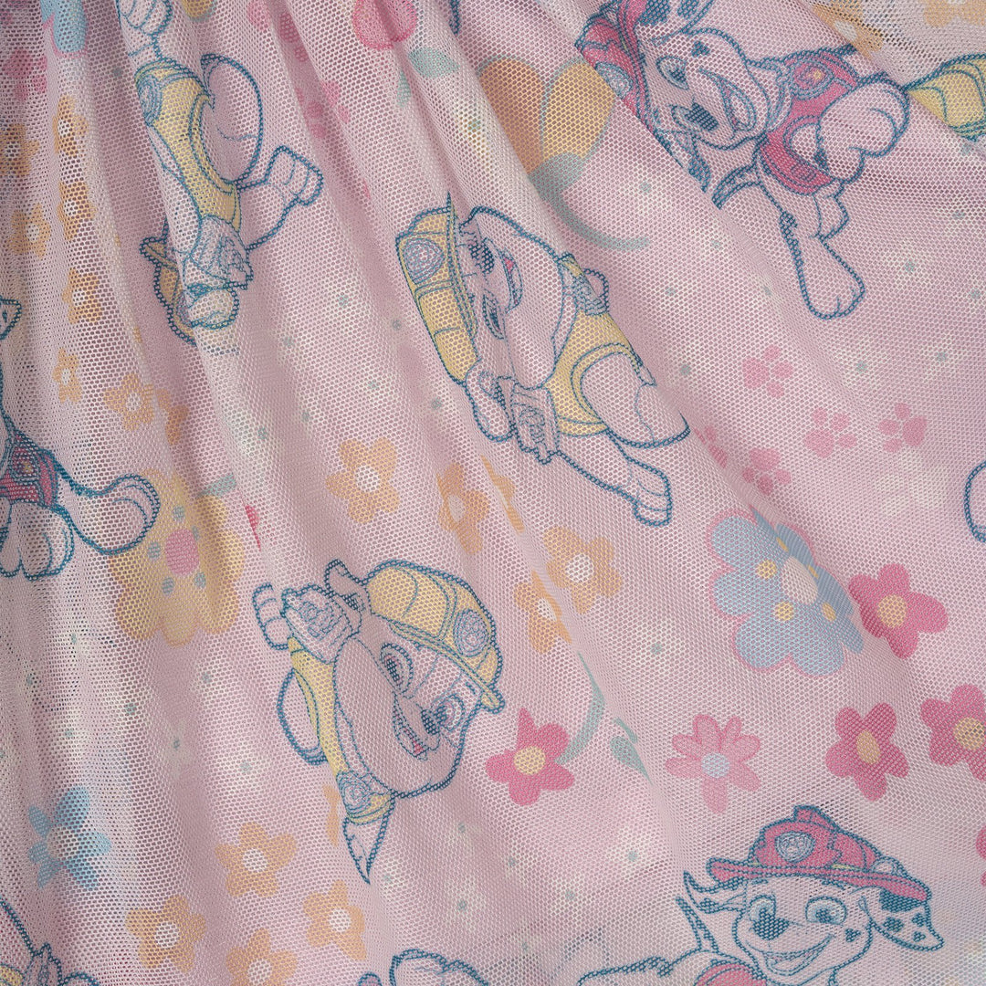Paw Patrol Girls' Sweatshirt and Tulle Skirt Set Skye Pink