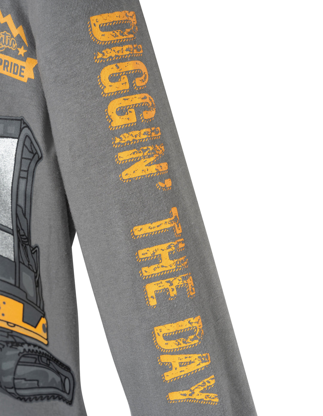 John Deere Boys' Pullover Hoodie Gray