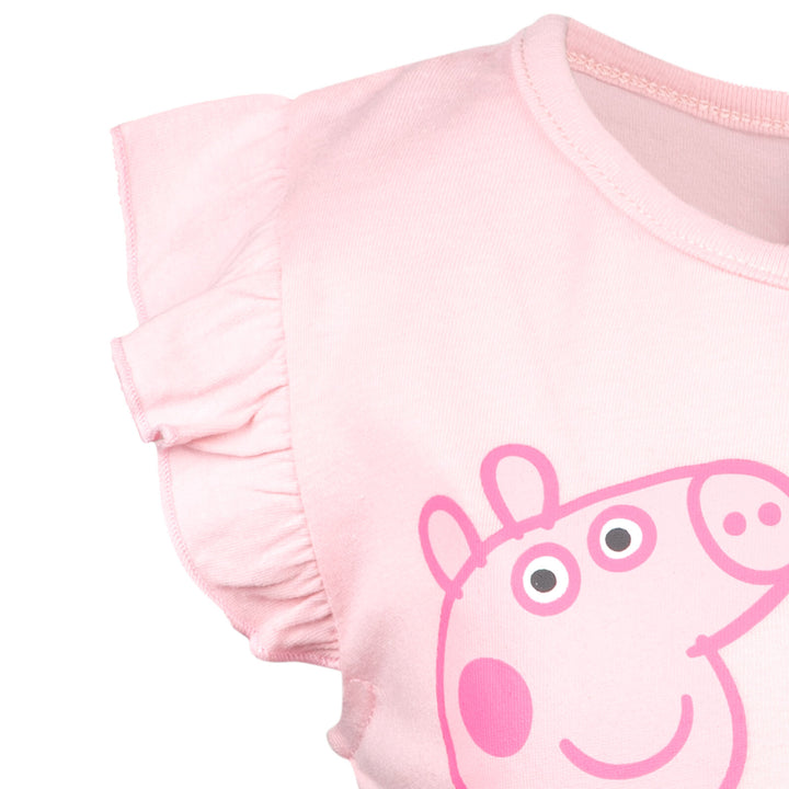 Peppa Pig Girls' Glitter Tutu Dress Pink Navy