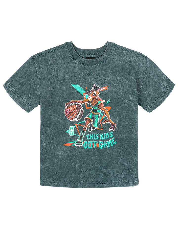 GOAT The Movie Will Harris Boys' Gray Green