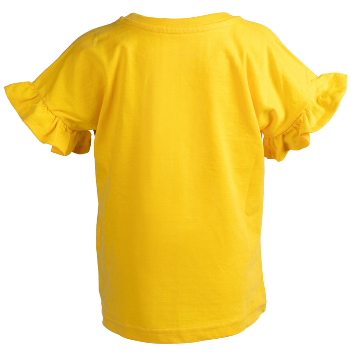 Disney Lion King Girls' 2-Pack Short Sleeve T-Shirts Simba Nala Yellow