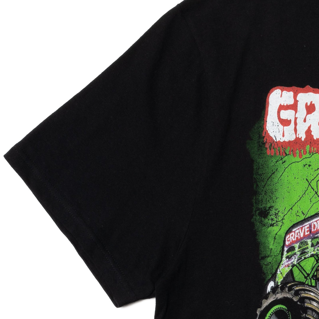 Monster Jam Grave Digger Men's Short Sleeve T-Shirt Jet Black
