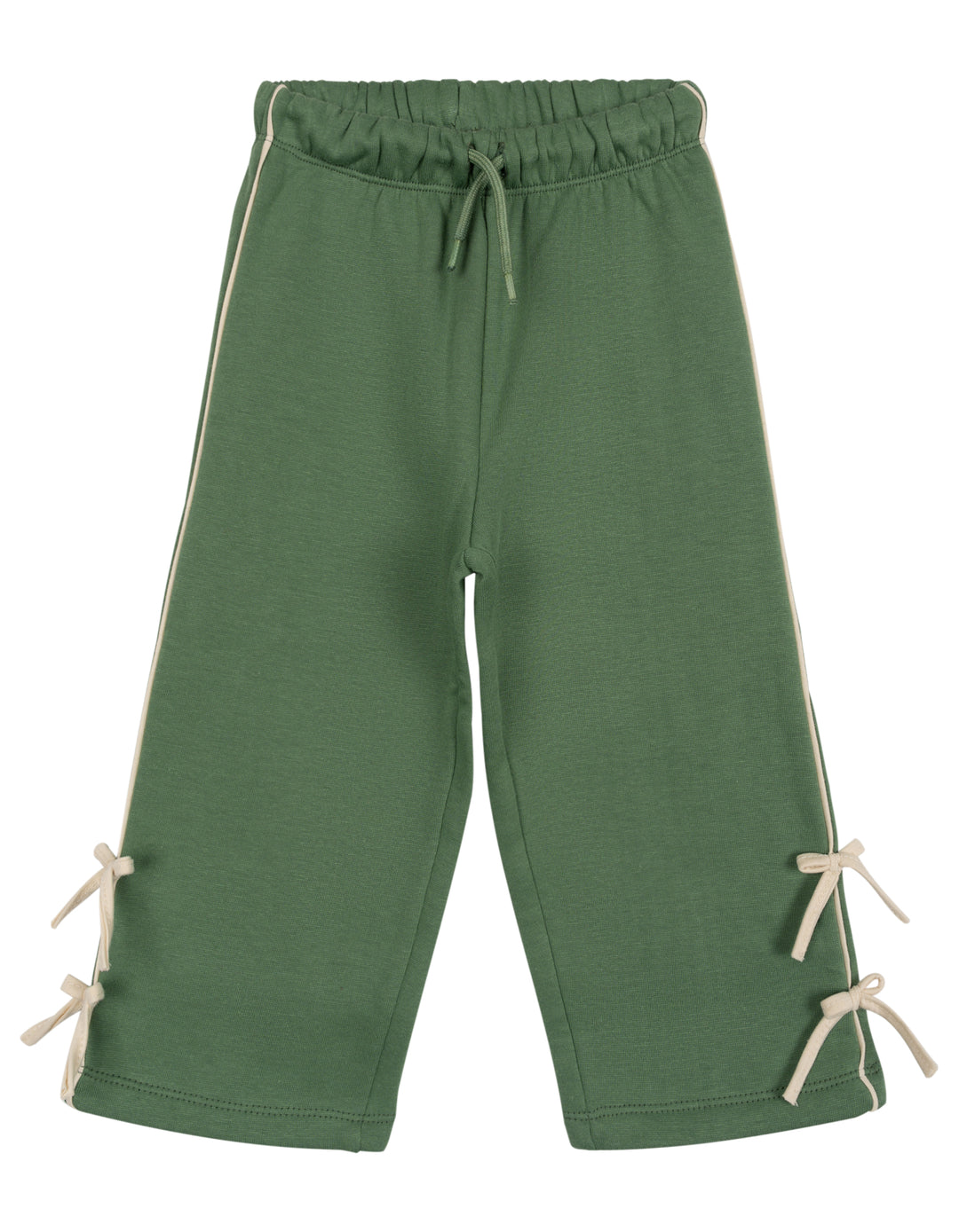 Moana Girls' Fleece 2-Piece Sweatshirt and Pants Set Ivory Green
