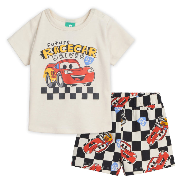 Cars Lightning McQueen Boys' White Black
