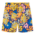 SpongeBob SquarePants Boys' Swim Trunks Navy Floral